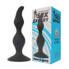 Втулка анальная «Sex Expert» цвет чёрный, L 110 мм D 23x29 мм