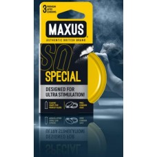 Презервативы MAXUS Special (точечно-ребристые) 3 штуки