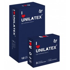 ПРЕЗЕРВАТИВЫ UNILATEX EXTRA STRONG особопрочные, 12 +3 шт., арт. 3022