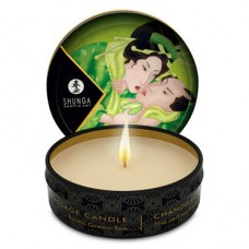 Shunga Massage Candle Exotic Green Tea, 30 мл. Массажная свеча, зеленый чай