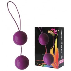 Пластиковые вагинальные шарики «Balls» фиолетовые