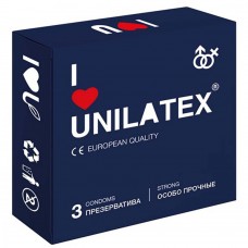 ПРЕЗЕРВАТИВЫ UNILATEX EXTRA STRONG особопрочные, 3 шт., арт. 3019