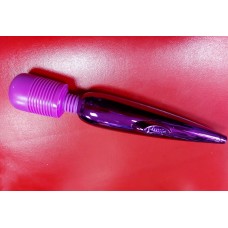 4807 Массажер фиолетовый для принудительного оргазма USB 20 см