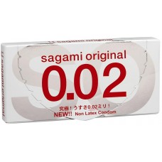 Презервативы Sagami Original 002 (полиуретановые) 2 штуки