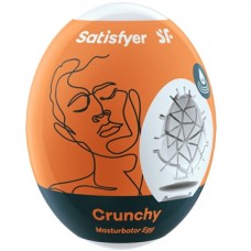 Satisfyer Masturbator Egg Crunchy, 1 шт. Мастурбатор-яйцо из гидроактивного материала