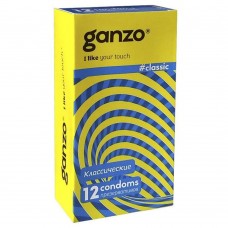 Презервативы Ganzo classic (классические с обильной смазкой) 12 штук
