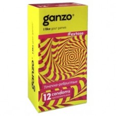 Презервативы Ganzo extase (точечно-ребристые) 12 штук